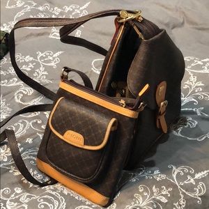 Rioni leather bags - crossbody & backpack